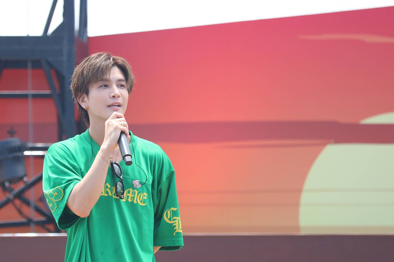岩田 剛典が”ジャングリア沖縄で”ズブ濡れ！？沖縄で初ライブ！