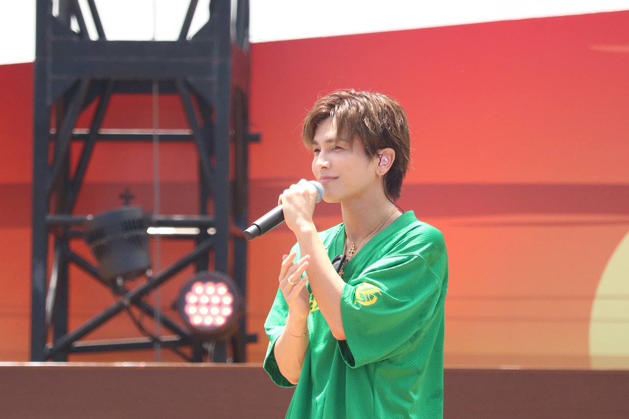 岩田 剛典が”ジャングリア沖縄で”ズブ濡れ！？沖縄で初ライブ！