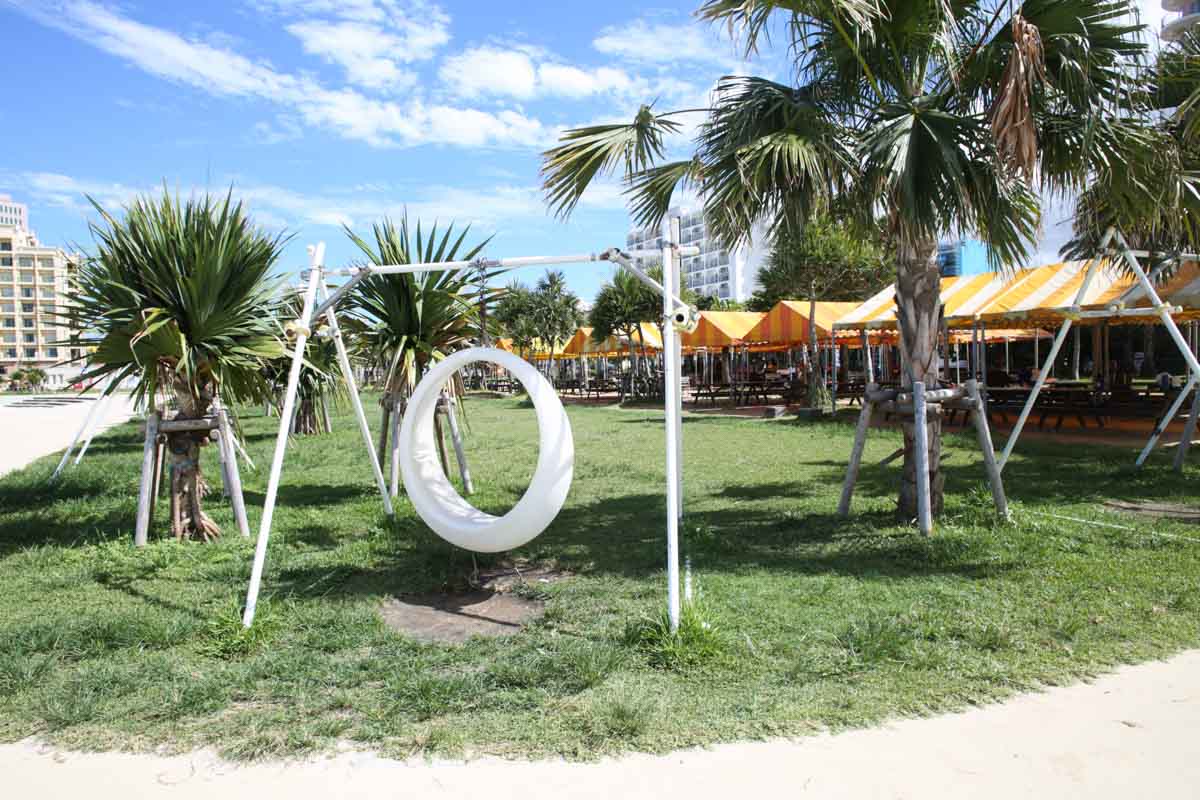 子ども連れでもあんしん！大人も子どももみんなで楽しめる「北谷公園 サンセットビーチ」を徹底解説（北谷町）