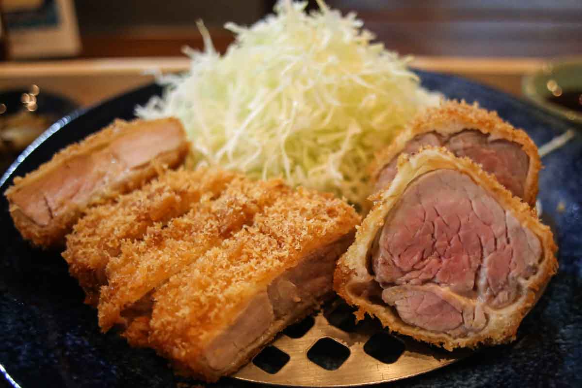 ロースカツ・ヒレカツは分厚いのにやわらか！やんばる島豚あぐーのしゃぶしゃぶはご褒美ランチにぴったり！「夏めく」で県産豚の魅力を堪能しよう（那覇市）