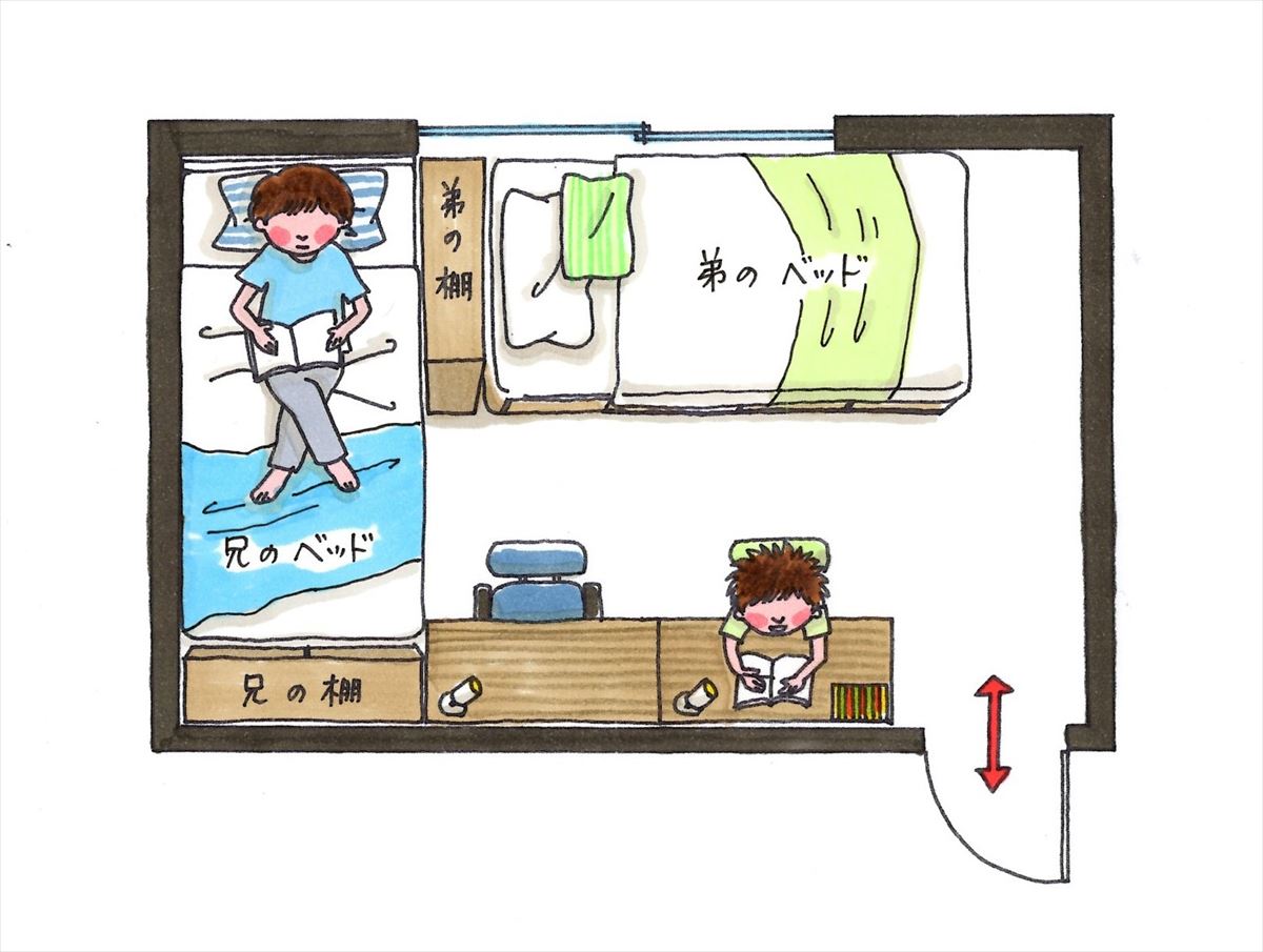 きょうだい喧嘩がなくなる部屋!?“一緒”と“ひとり”を両立する部屋アイデア【住まいコンサルタントまえうみさきこのお部屋の上手な使いかた】