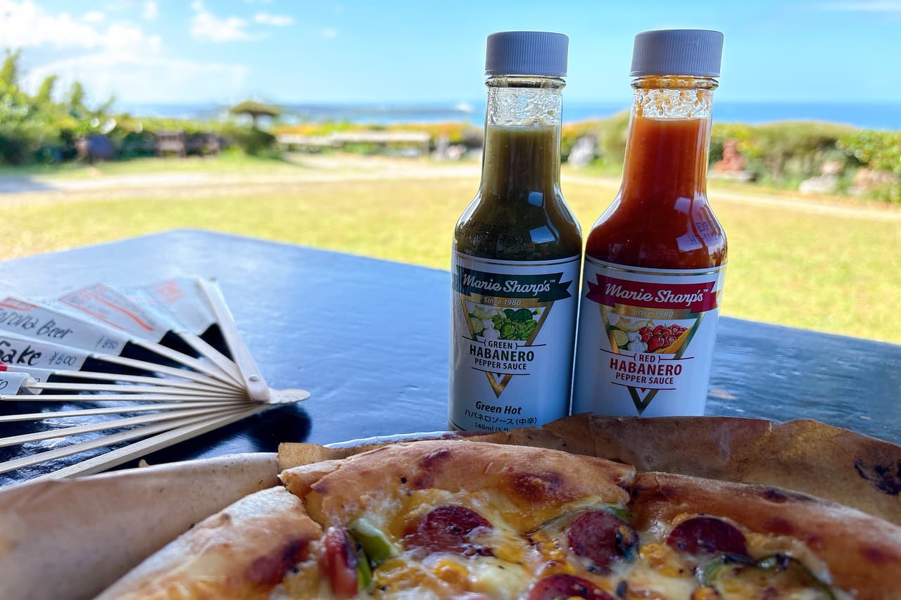 沖縄の絶景ピザスポット「ピザ喫茶 花人逢（かじんほう）」で過ごす至福の時間（本部町）