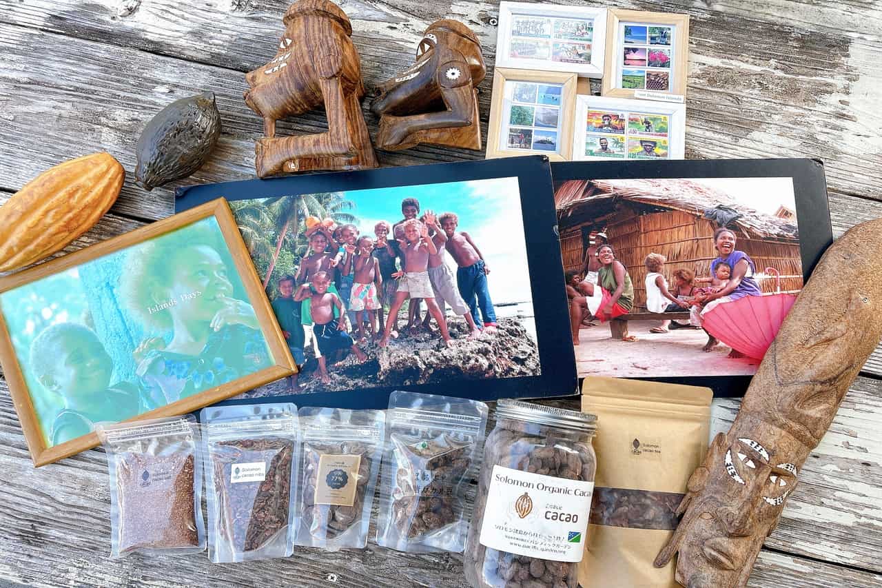 完全無農薬ソロモン諸島産カカオ豆を使ったスイーツやドリンクが楽しめる「peace cacao okinawa（ピースカカオ沖縄）」（糸満市）