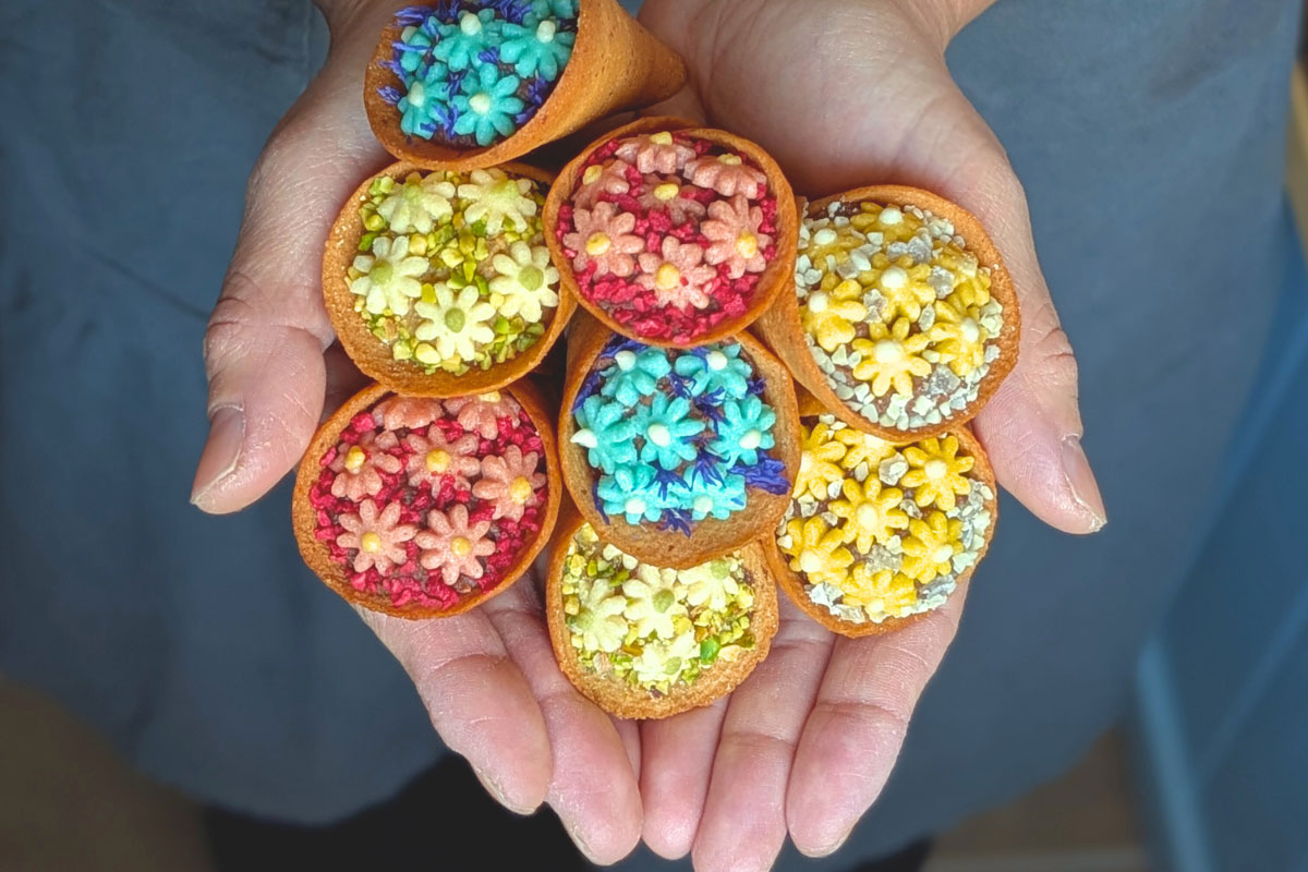 ミニブーケの「ジャンドゥージャコルネ」が可愛すぎる！小さな焼き菓子屋さん「Atelier Hoshino Umi（アトリエ ホシノウミ）」（南城市）