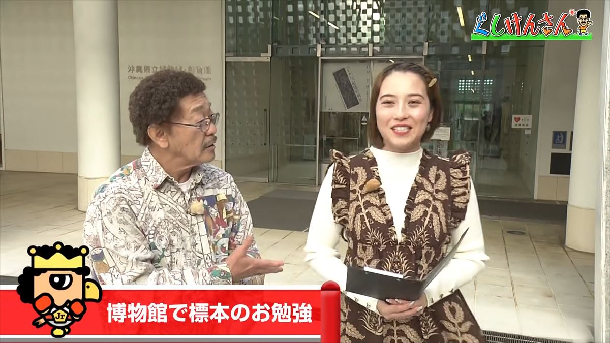 具志堅用高がソーキをホウキを間違えた！？沖縄県立博物館・美術館で標本の奥深い世界に没入【ぐしけんさん】