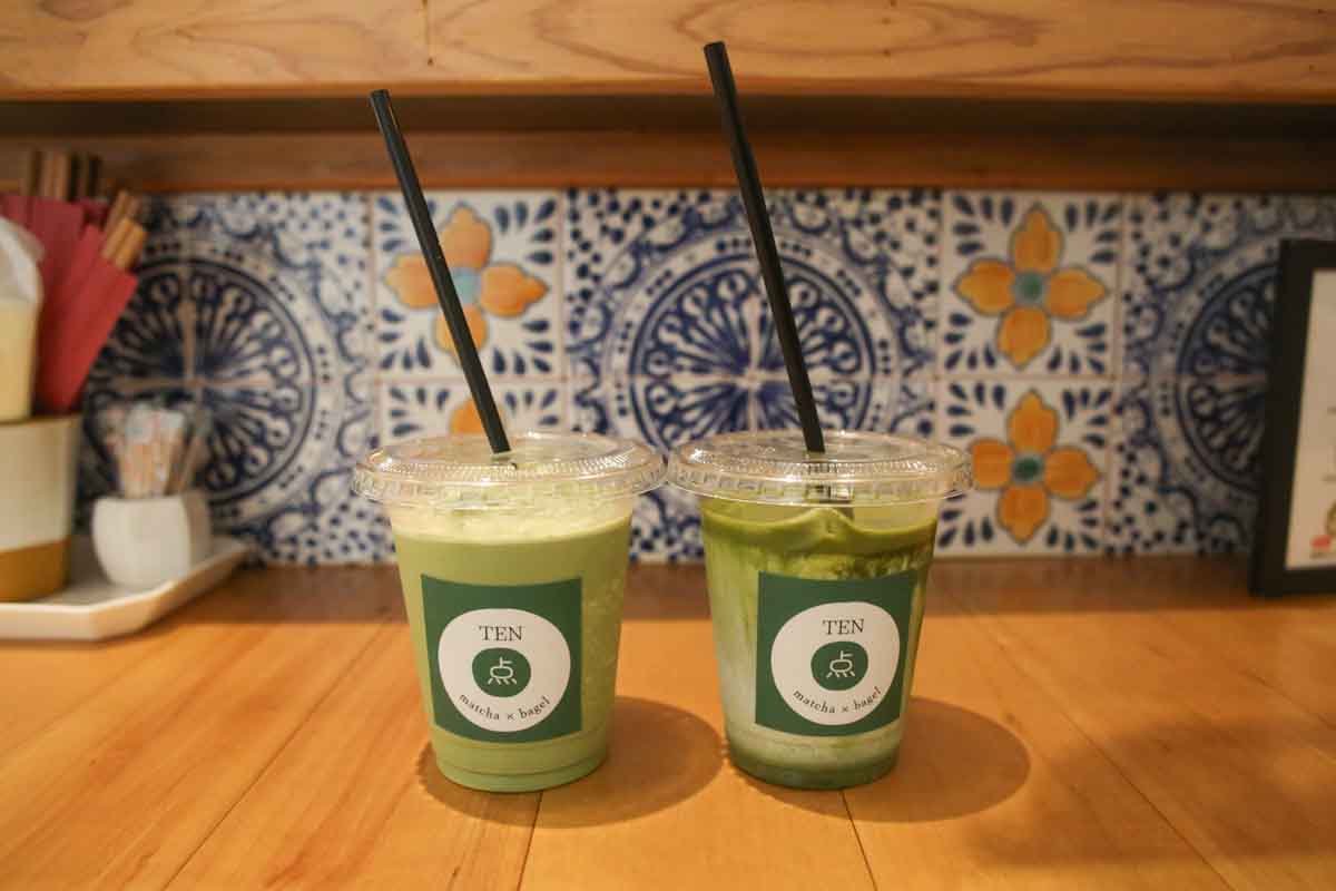 モーニングやカフェに“自家製もちもちベーグル”と“本格抹茶”の贅沢ペアリング！「抹茶とベーグルのお店 点 -TEN-」で日常にほっと一息を（那覇市）