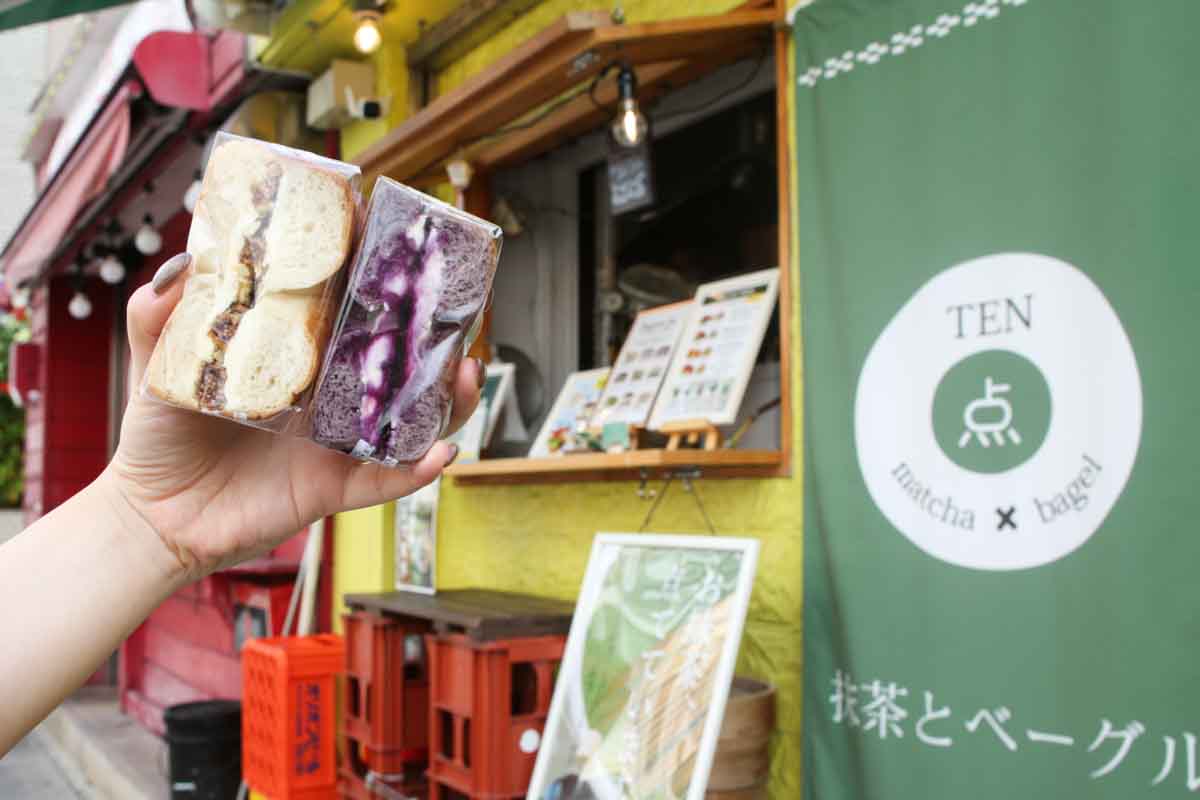 モーニングやカフェに“自家製もちもちベーグル”と“本格抹茶”の贅沢ペアリング！「抹茶とベーグルのお店 点 -TEN-」で日常にほっと一息を（那覇市）
