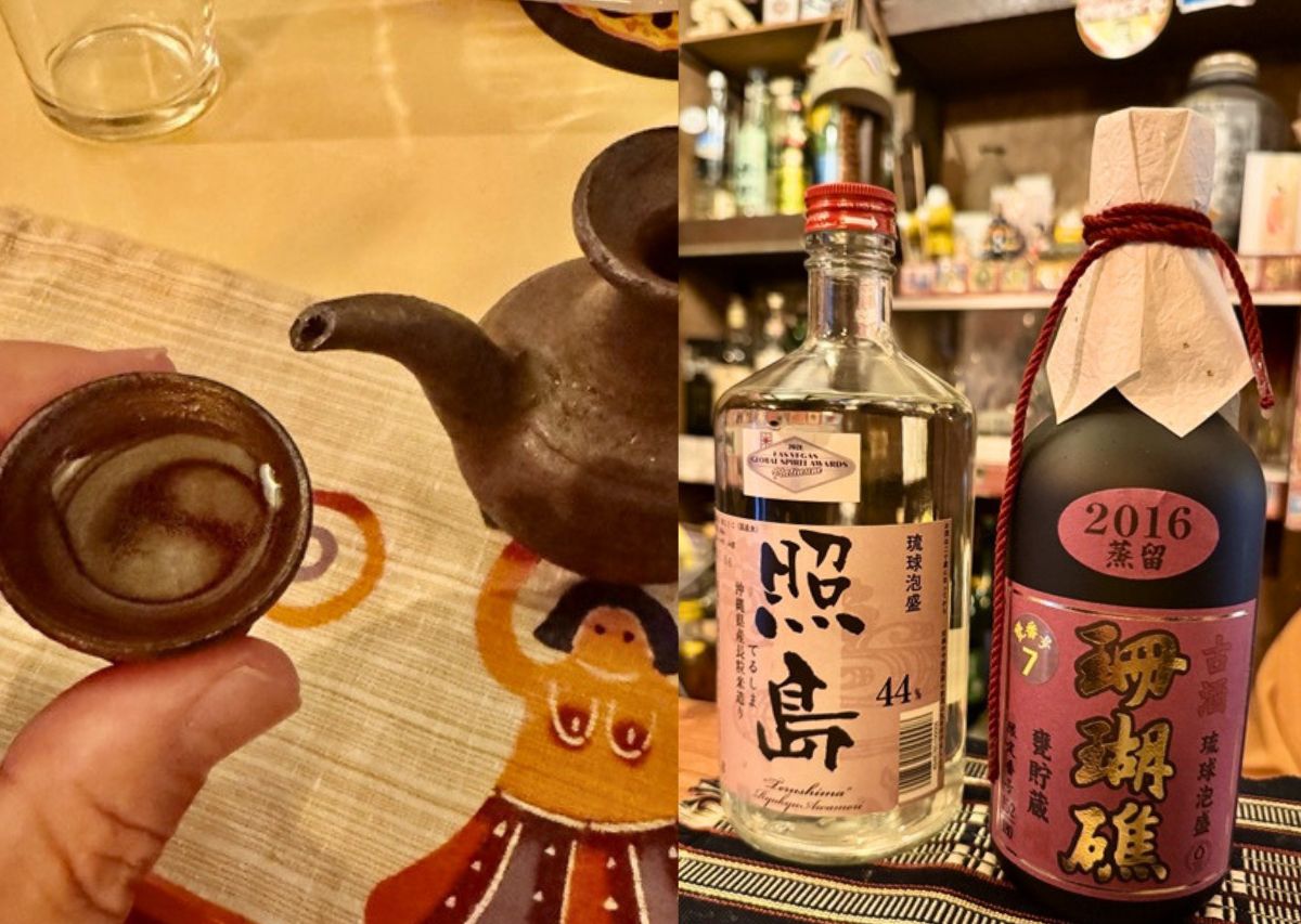 いろんな泡盛、あります。宵の明星に吸い込まれて〜那覇市牧志「ゆうばんまんじゃー星」～キャンヒロユキの「とー、飲み歩きやってみよう」〜