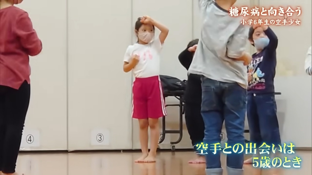 全国の舞台へ　１型糖尿病と闘いながら稽古に打ち込む空手少女のまなざし