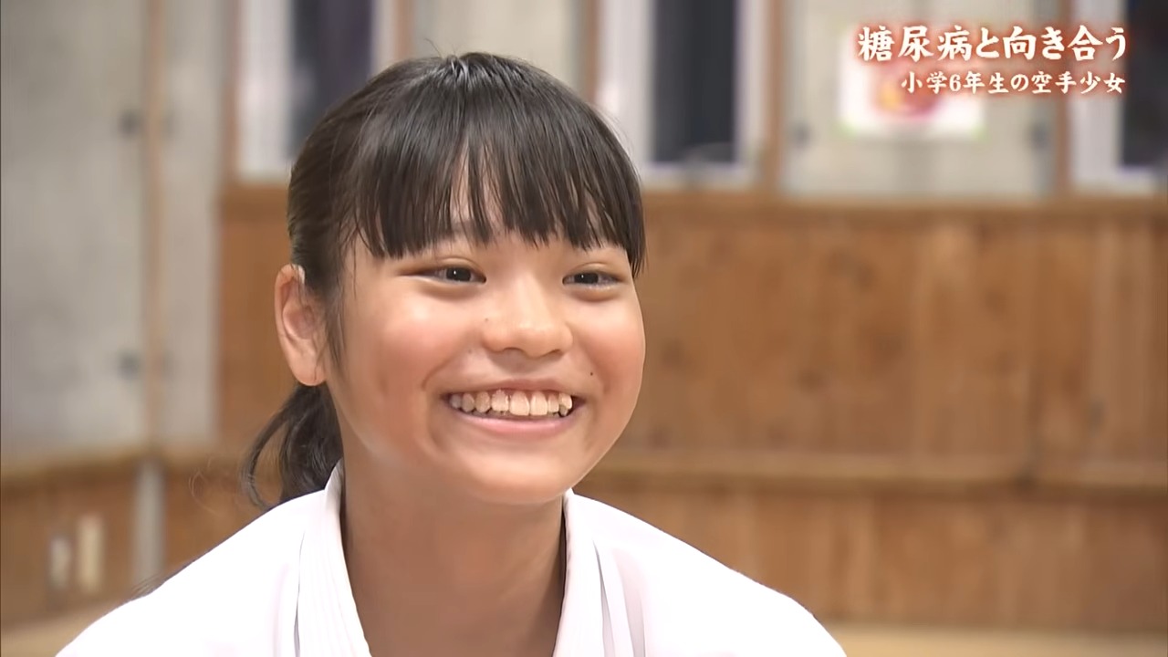 全国の舞台へ　１型糖尿病と闘いながら稽古に打ち込む空手少女のまなざし