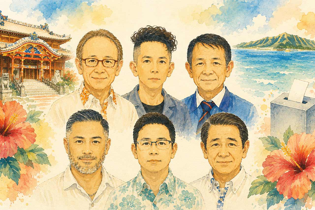 どうなる沖縄「誰に投票すれば？」の前に知っておきたい。9月13日沖縄県知事選 6候補の政策をわかりやすく紹介