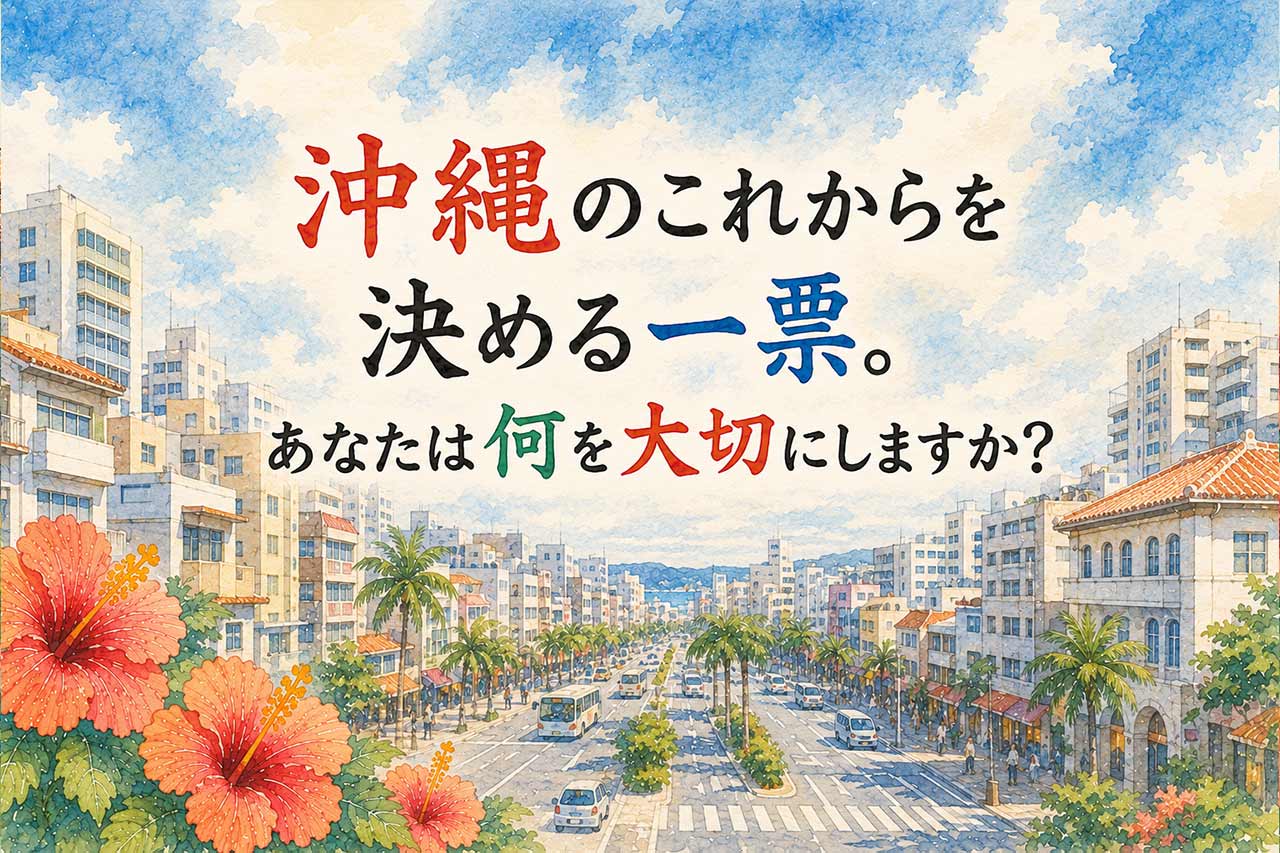 どうなる沖縄「誰に投票すれば？」の前に知っておきたい。9月13日沖縄県知事選 6候補の政策をわかりやすく紹介